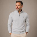 Suéter Masculino Com Zíper Algodão