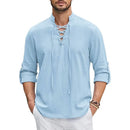 Camisa de Linho Masculina Lagunas