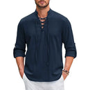 Camisa de Linho Masculina Lagunas