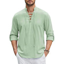 Camisa de Linho Masculina Lagunas