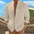 Camisa de Linho Masculina Platoni