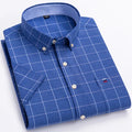 Camisa Masculina Xadrez Manga Curta