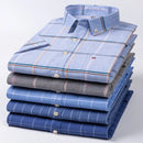 Camisa Masculina Xadrez Manga Curta