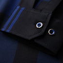 Camisa Masculina de Seda Casual Xadrez