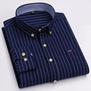 Camisa Masculina Soft Listrada Manga Longa
